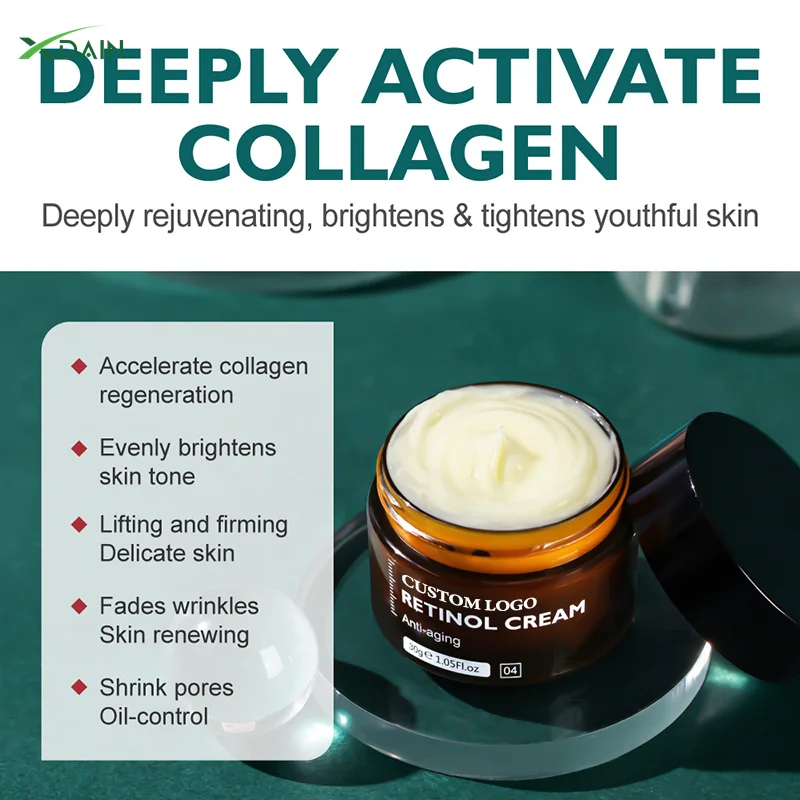 Wholesale Dilute Fine Lines Decree Lines Crema Polypeptide Repair Hydrating Firming Anti Aging Retinol Cream Facial Care Cream