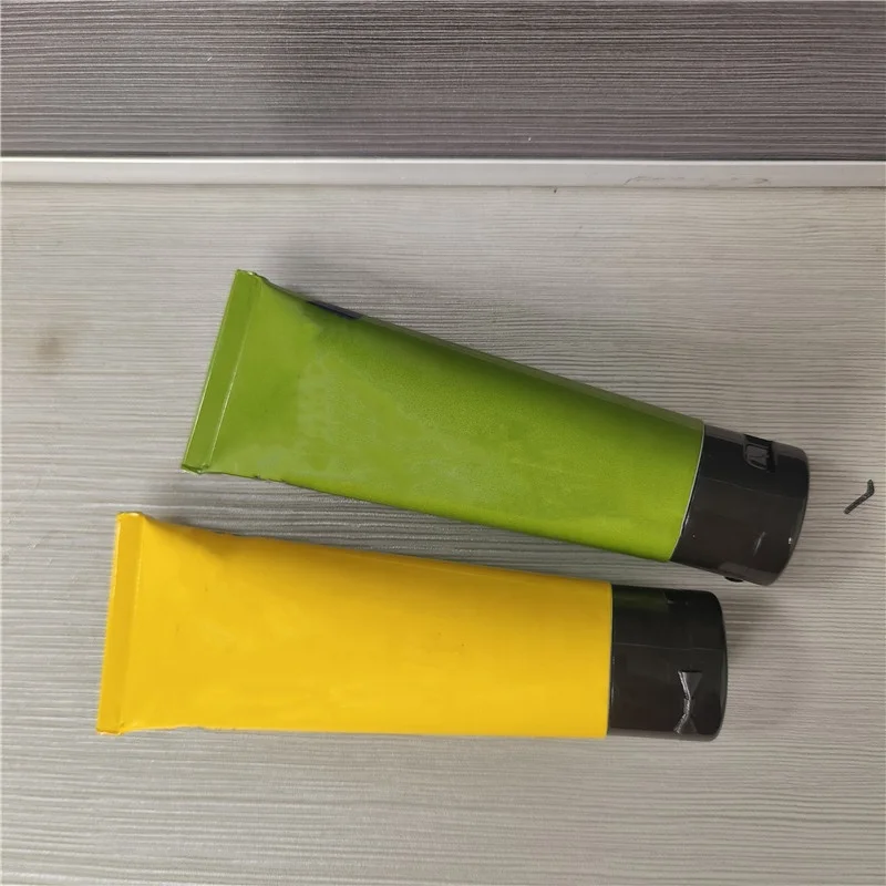 85ml 100ml 120ml Empty Aluminum Tubes Facial Cleanser Flip Top Cap Metal Package Cosmetics Tube Diameter 35mm