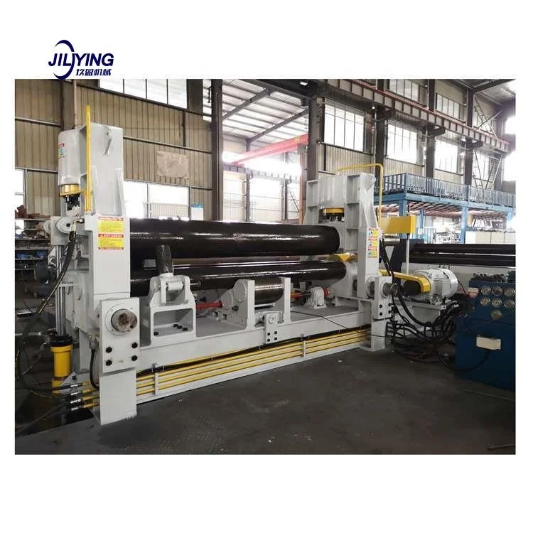 hydraulic four roller CNC W12-10x2500 metal sheet rolling machine with pre-bending function
