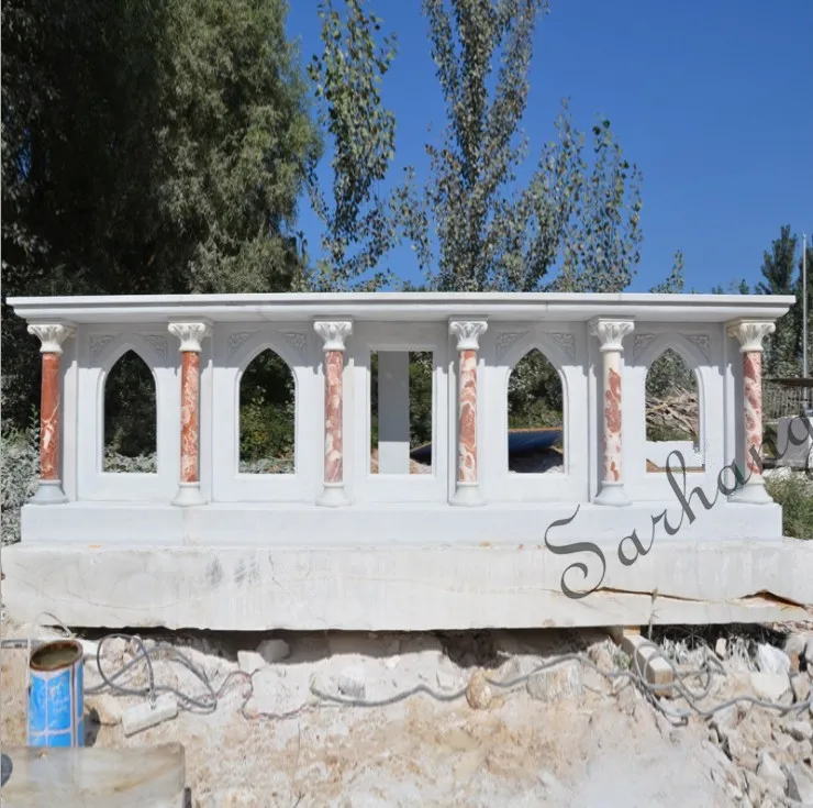 Antique White Marble Altar Table for church