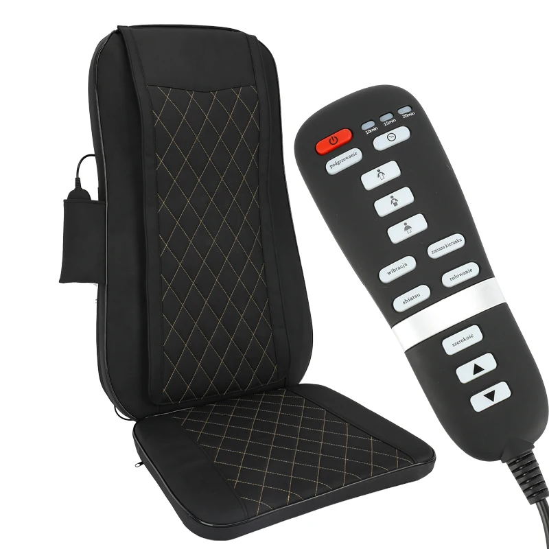 Best sell shiatsu back massage seat cushion pad for body relaxation