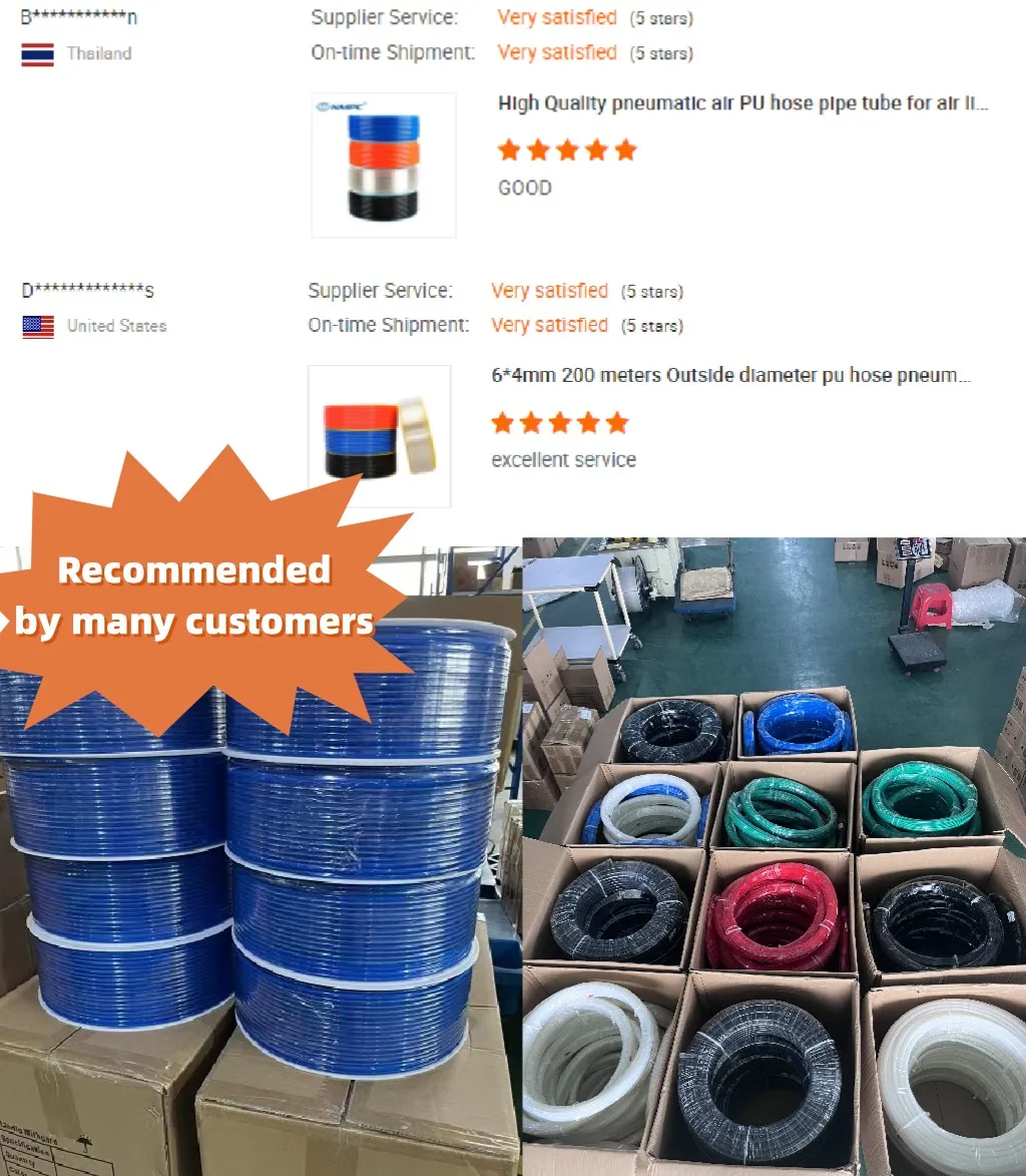 Flexible OD and High Pressure Voltage Resistance Connect Pneumatic PU Tube Gas PU Hose