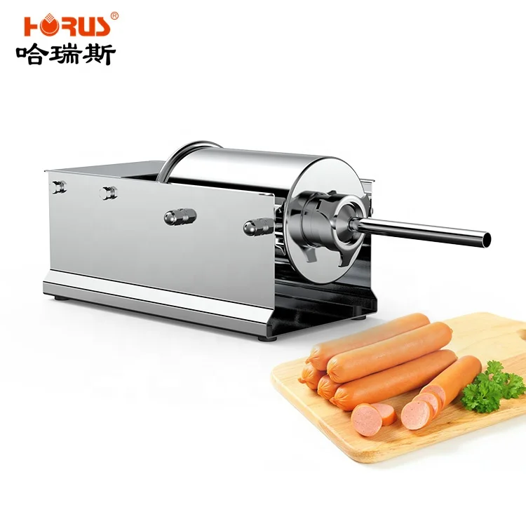 3/5/7L Automatic Manual The Latest Easy Operated twist mainca 5l stuffer sausage