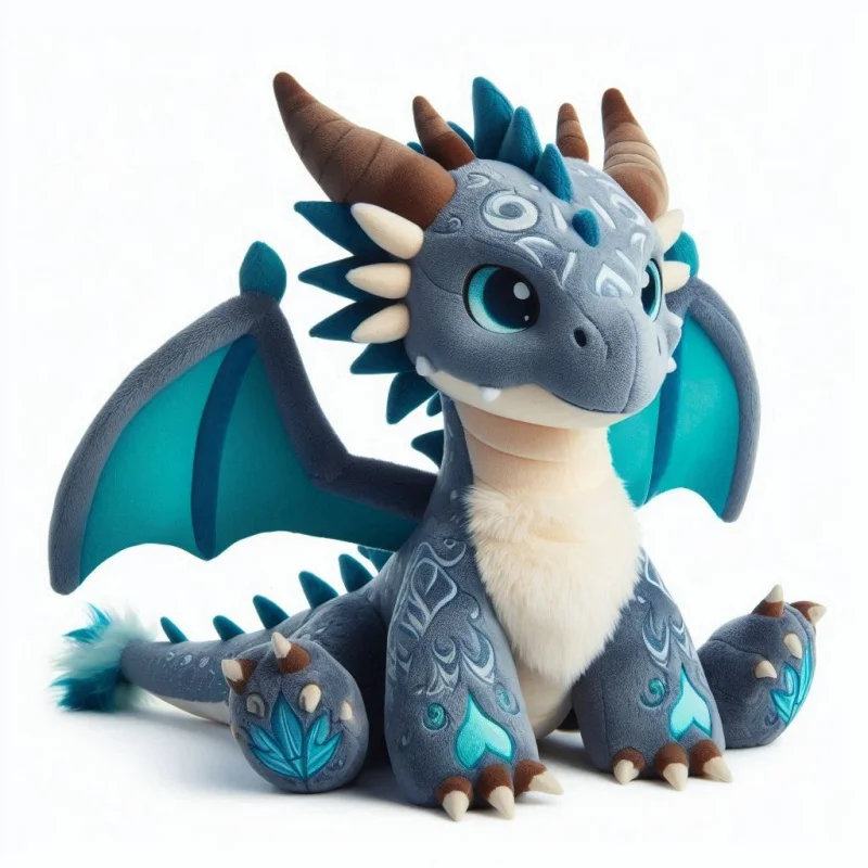 Dragon Stuffed Animal With Wings Cute Soft Dragon Pterosaur Plush Toys Dinosaur Plushies Pillow Doll