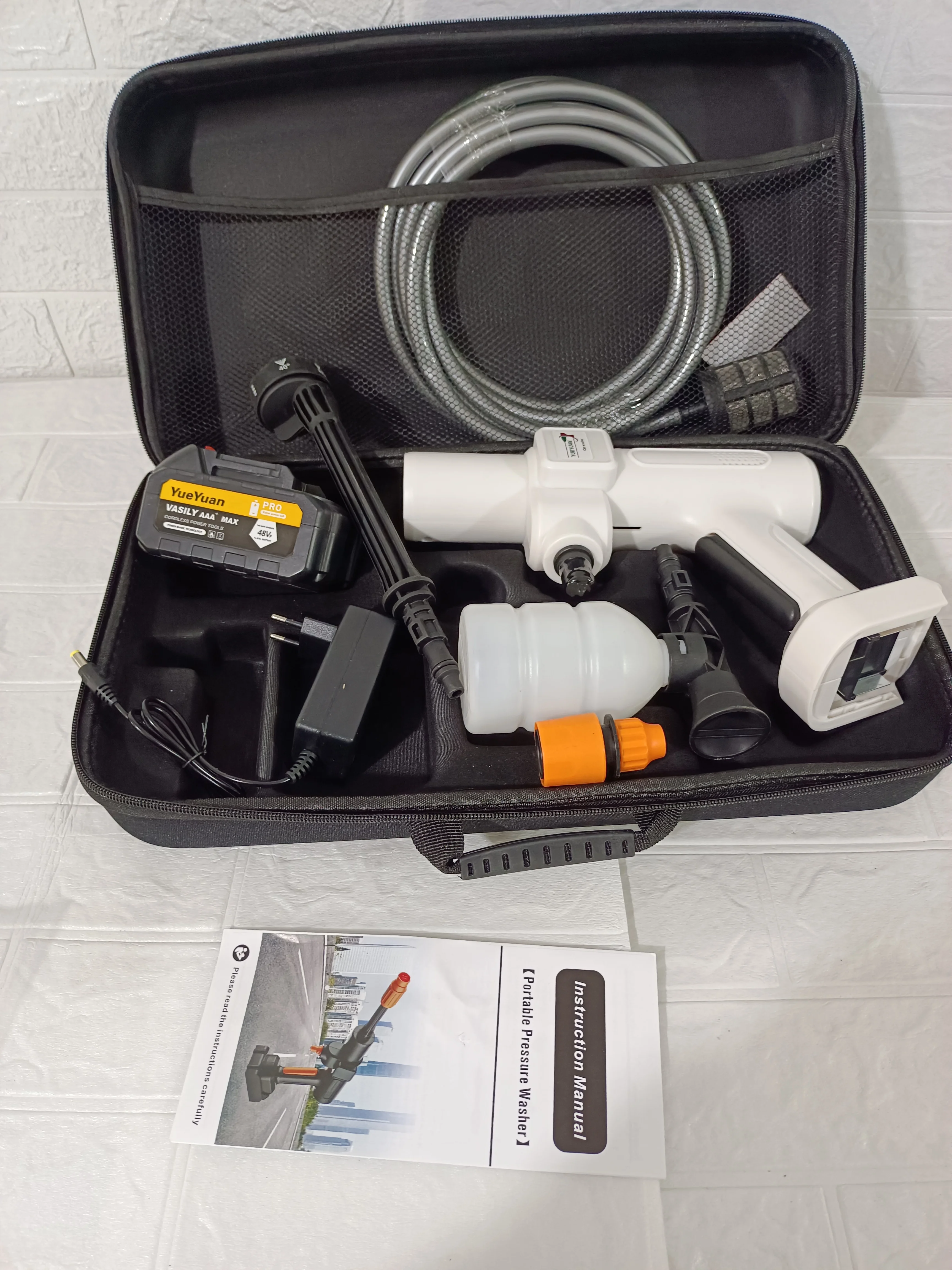 Wireless Brushless Portable High Pressure Car Washer sprayer 24V 48V Power lithium water gun