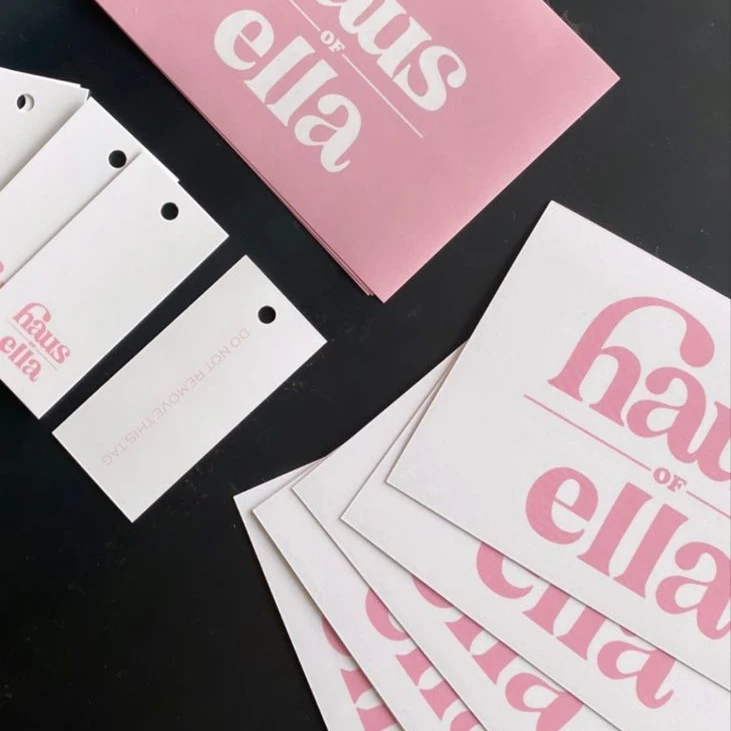 Cheap Custom greeting card Thank you card flyer for businesses with logo thankyou card printing