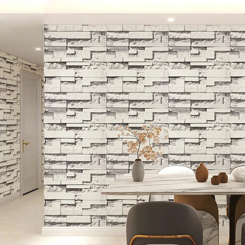 HOT High quality Wallpaper for store decoration self-adhesive background wall wallpaper decoration wood grain stickers