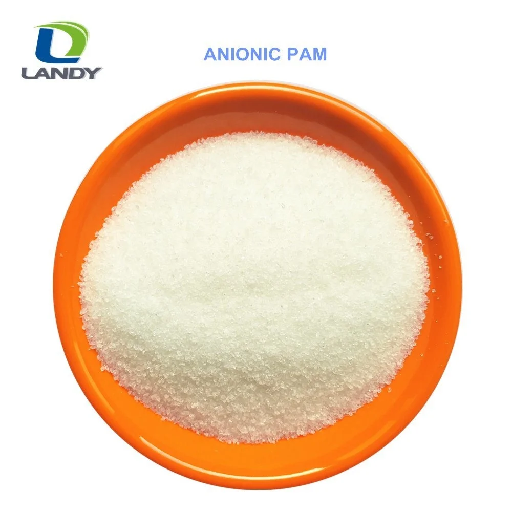 Food Grade Anionic Polyacrylamide PAM Sugar Making Chemical  Coagulant Flocculant