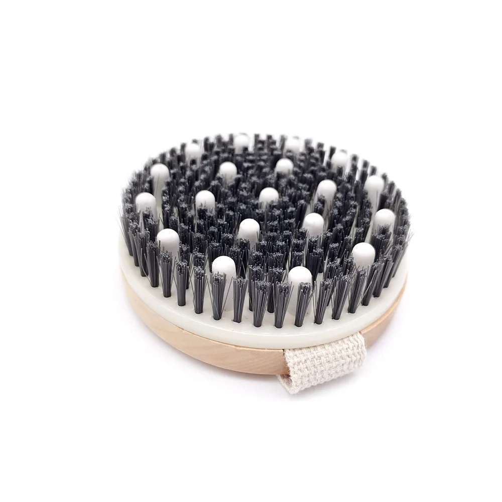 
 Деревянная щетка для шампуня с натуральной щетиной, массажная Расческа с индивидуальным логотипом  