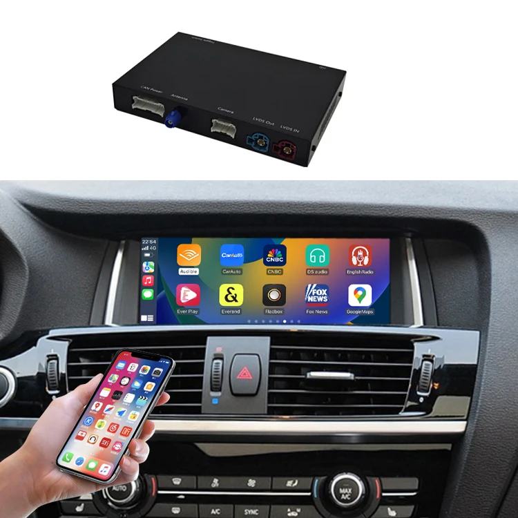 Автомобильный мультимедийный плеер Android Auto Interface F25 X3 2011 Carplay для системы BMW NBT