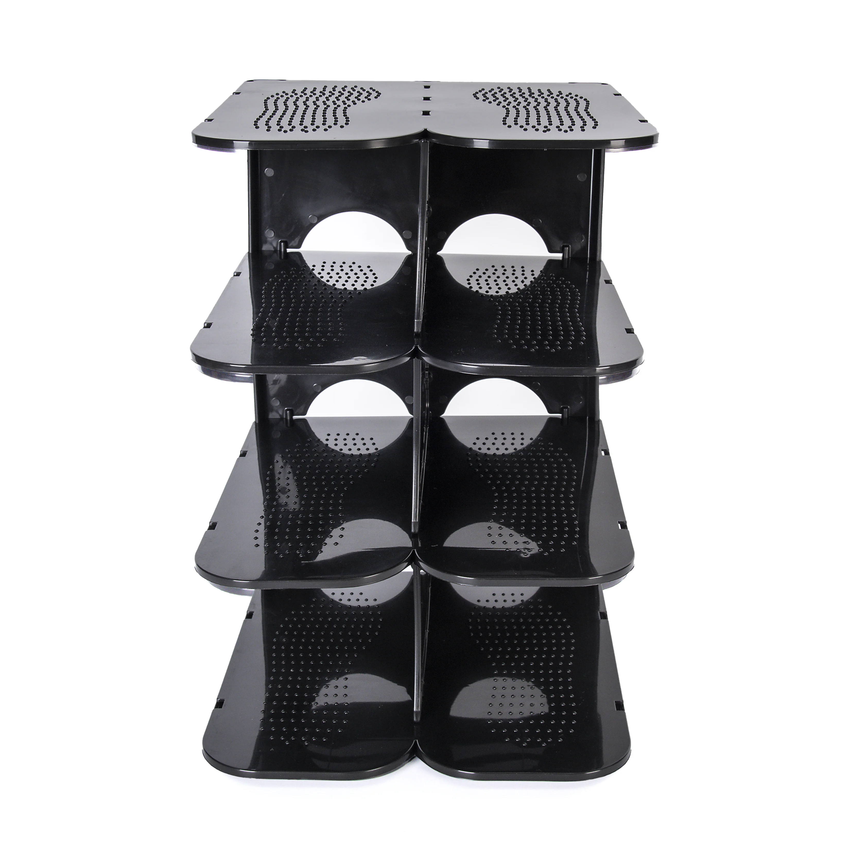 4 Tier DIY Plastic SHOE RACK High Quality PP Retail In Stock