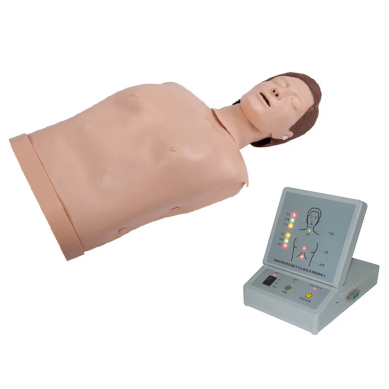 Medical Education Adult Half Body CPR Manikin First Aid Nursing Resuscitation Training Mannequin Dummy Teaching Simulator Model