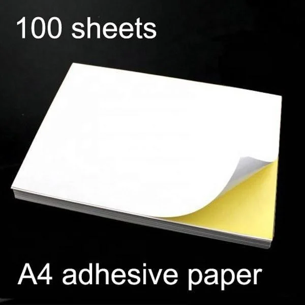 50*70cm  70*100cm 20*30inch 100 Sheets glossy sticker self adhesive sticker label paper for printer