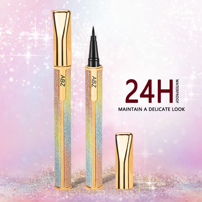 Liquid Tube Gel Waterproof Pencil Black Lashglue Pen Glitter White Eyeliner Private Label