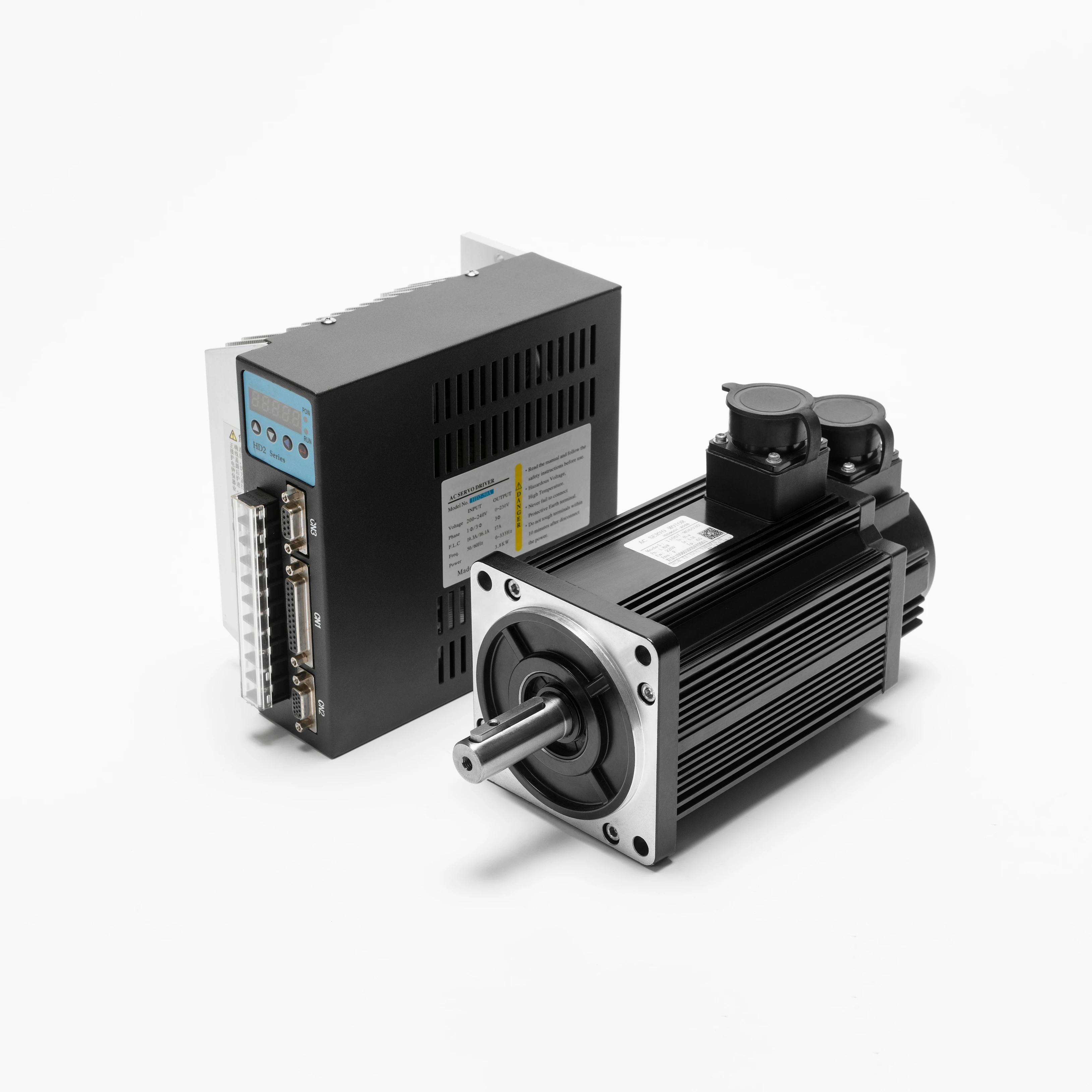 low cost cnc mill servo motor and drive 1.8kw 110mm flange 220v 3000rpm servo motor for 3d concrete printer