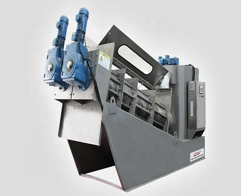 China STP sludge filter screw press