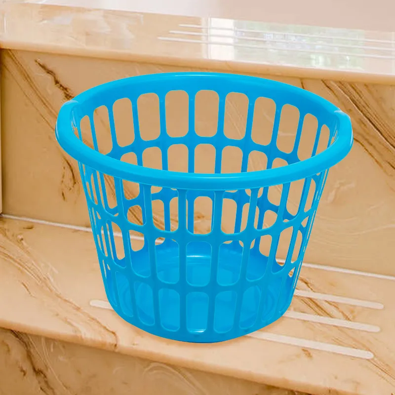 Wholesale Plastic Laundry Products Colored Laundry Basket Dirty Clothes Organizer Plastic Storage Basket