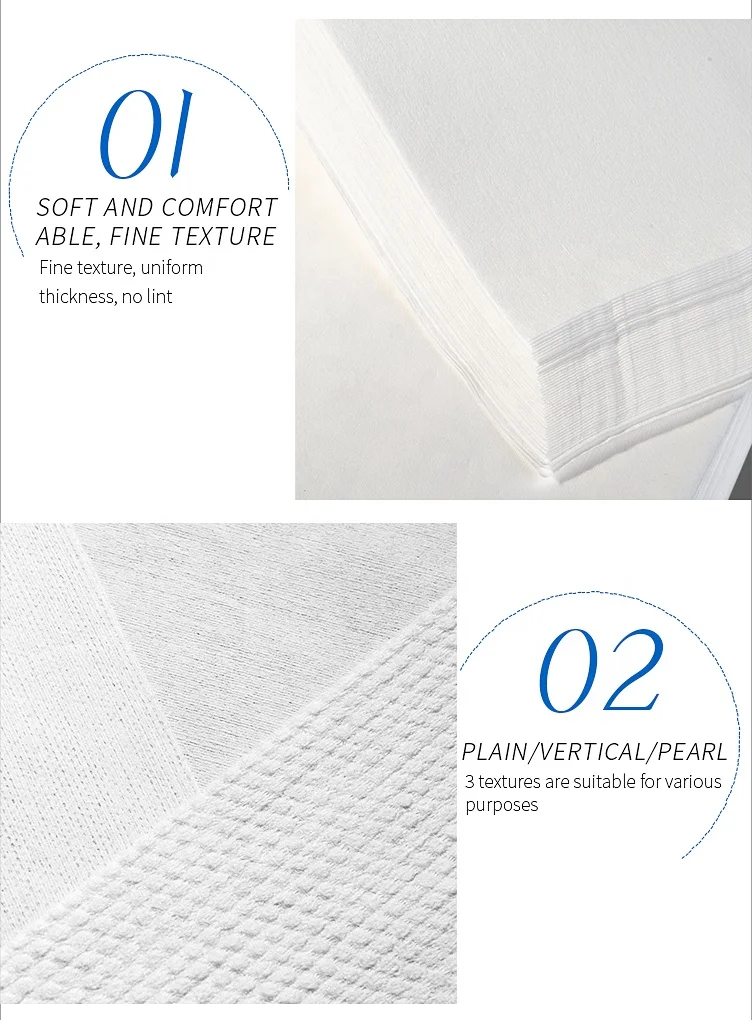 
100% viscose spunlace Hair Towel Disposable salon bath towel Shower SPA Towel For Beauty Salon 