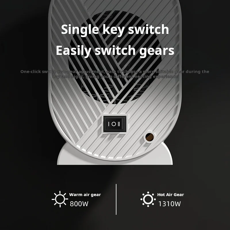 Temperature adjustable Electric Heating Fan High efficiency and energy saving Space Heaters for Winter Mini Electric Fan Heater