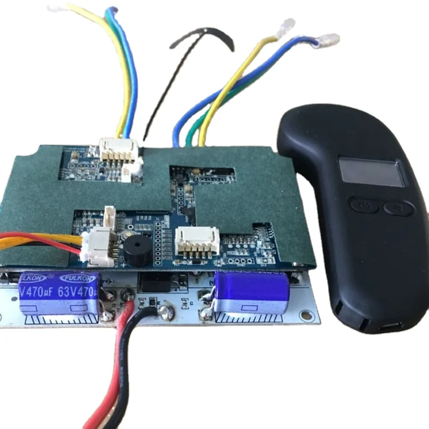  Outrunner Электрический скейтборд DIY сенсорный bldc 6374 6384 5065 Мотор Двойной драйвер контроллер скорости с 2 4g ЖК-экраном дистанционное