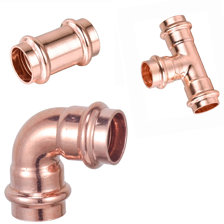 Brass Fittings Plumbing Propress Copper Viega Press Tube