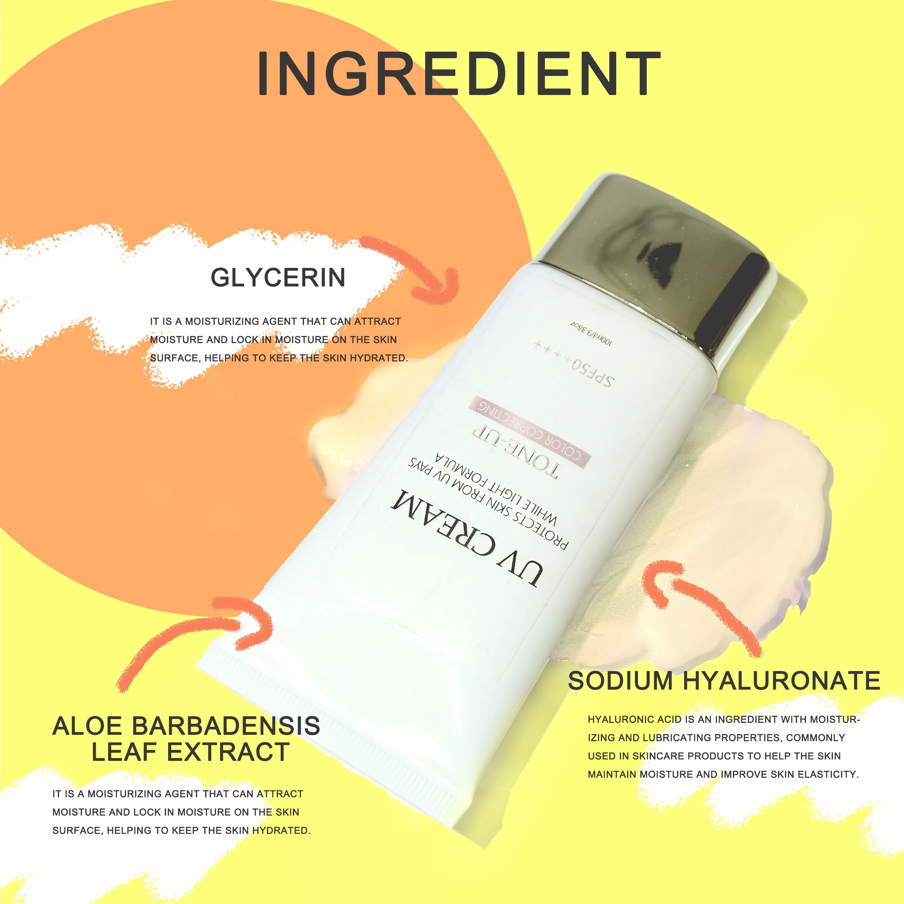 Best Result Anti UVA UVB Glow Primer Sunscreen Soothing Water Resistant Tone Up Sunscreen For All Skin Types