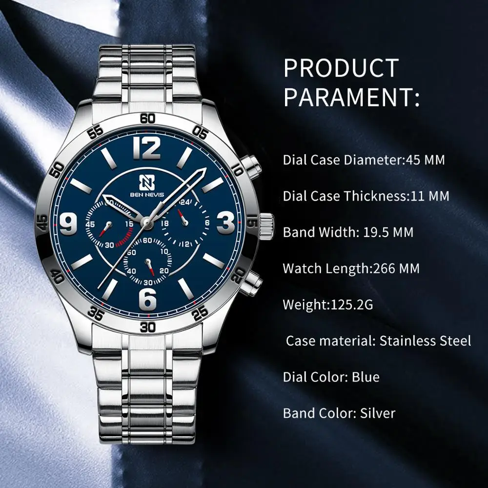 China factory produces multi-function quartz movement sports watch high-end watches can be customized OEM6010G