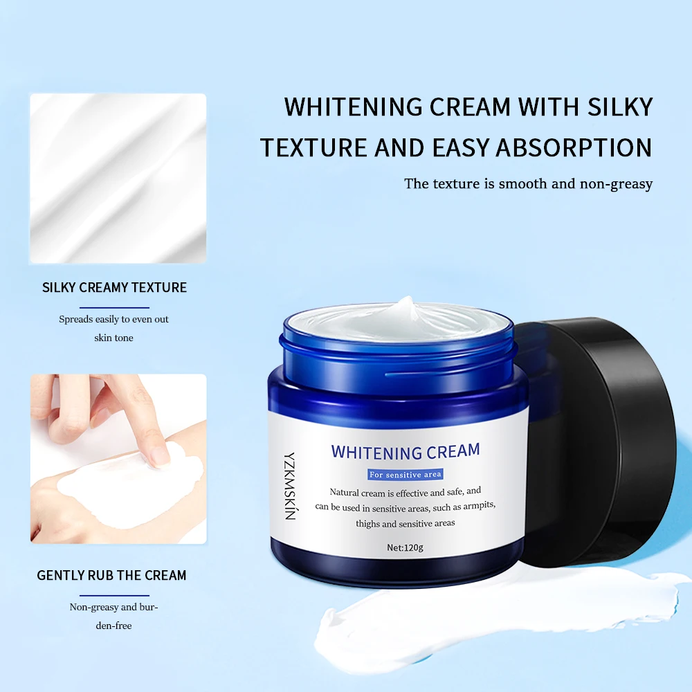 oem instant bleaching dark private parts under arm hand and foot skincare products whitening body cream for sensitive areas