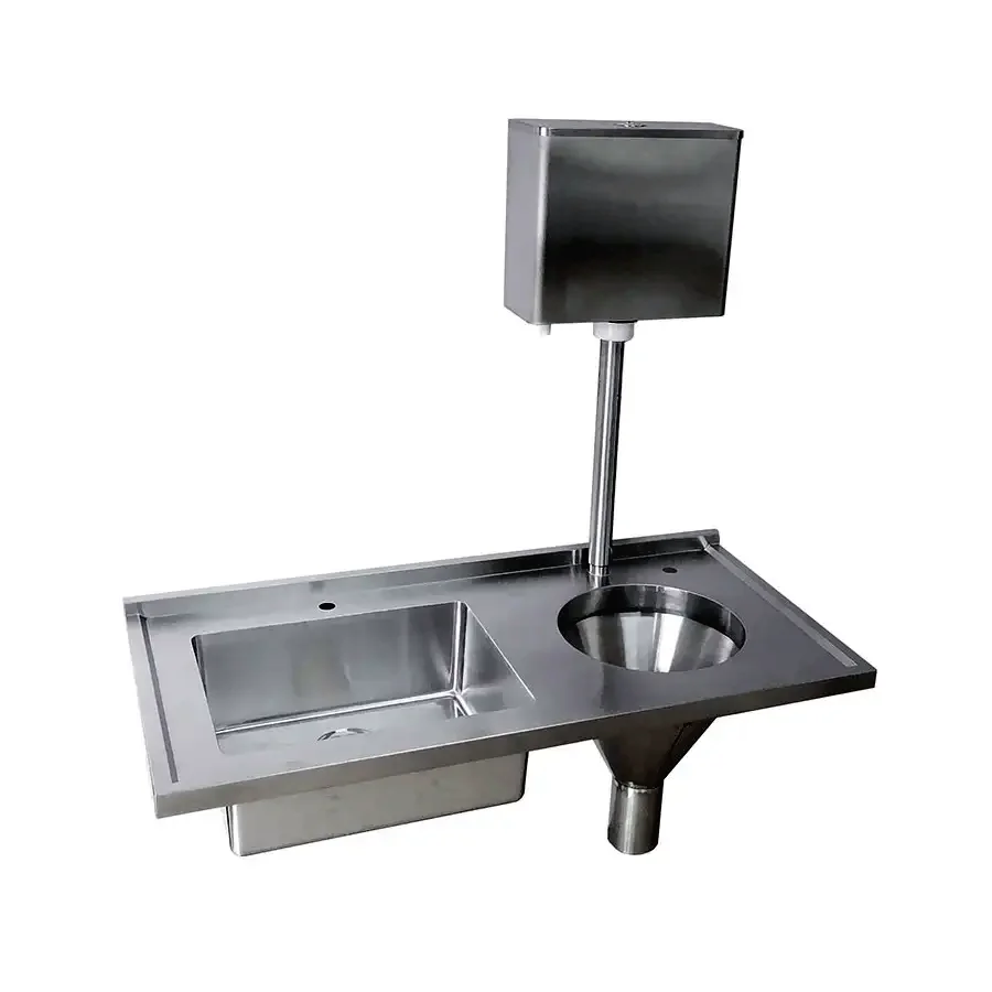 Luxury Stainless Steel deep drawn Composite Rectangular Hospital Sink