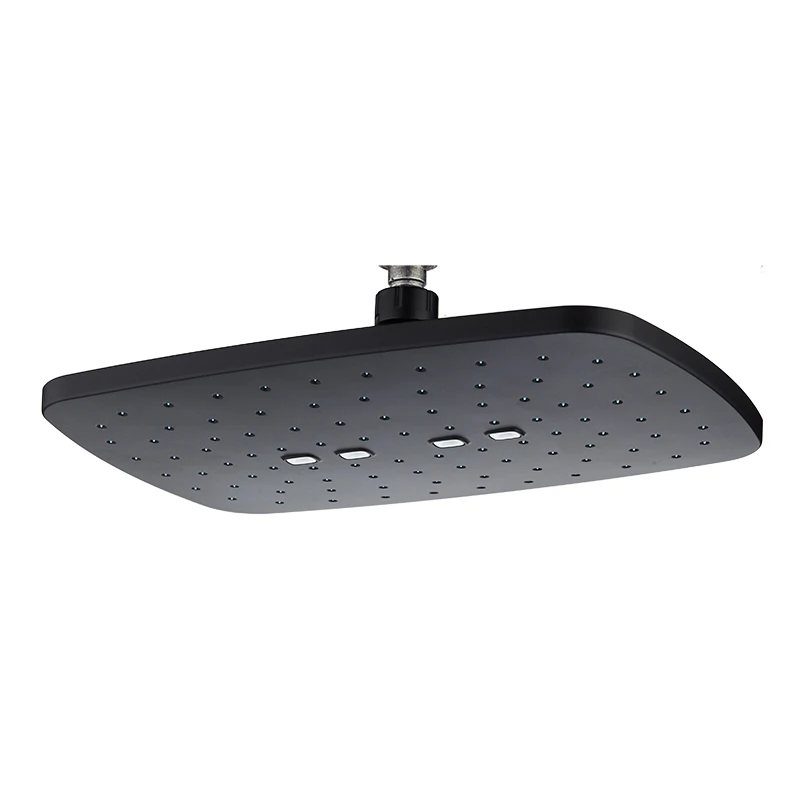 Factory wholesale abs plastic nice flow bathroom faucet chrome spa large shower head