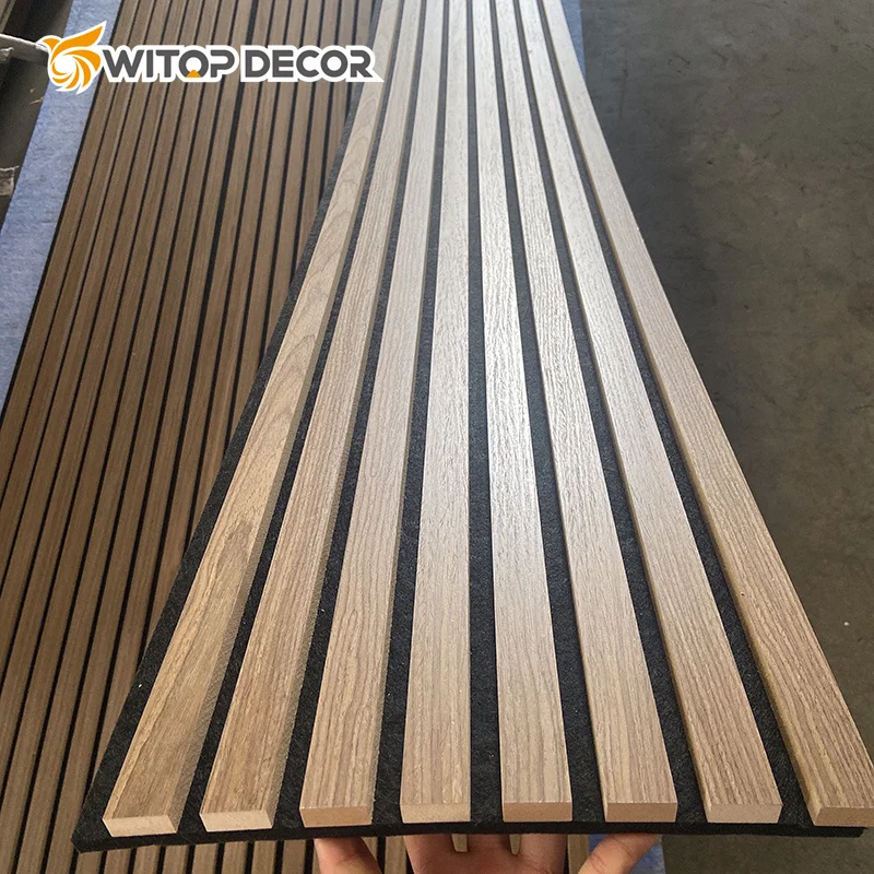 Wall Decoration Absorbs Sound Polyester Acoustic Panel Sale Black Light Decorative Style Graphic Room Office Technical Color Tex