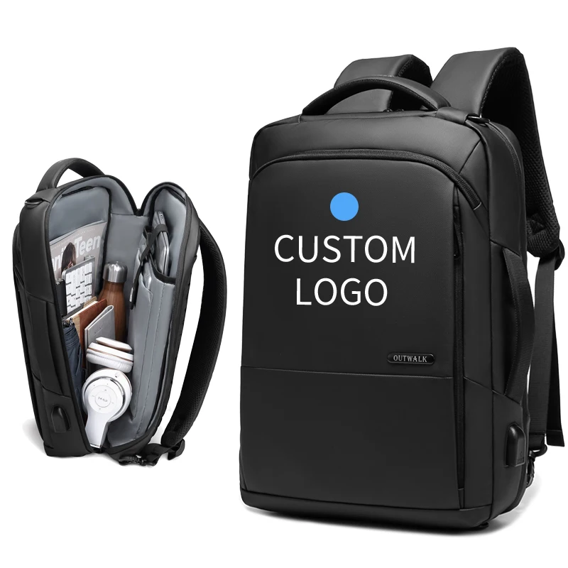 mens sac a dos backpack for business chargeur customised computer travel laptop back pack backpack with charger