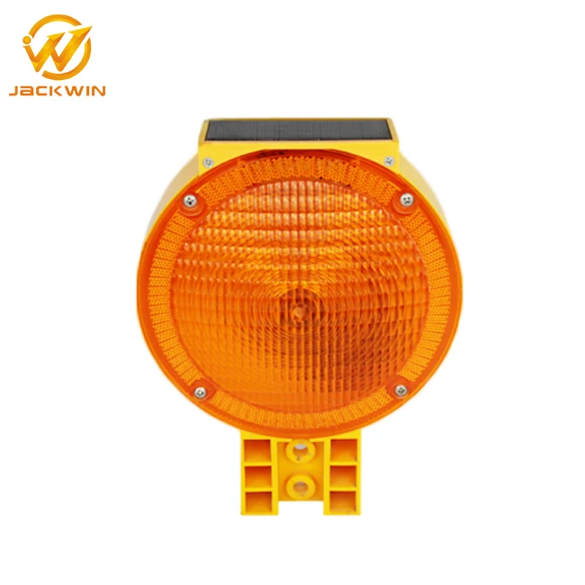 Israel Market Amber Flashing Solar Blinking LED Warning Lights