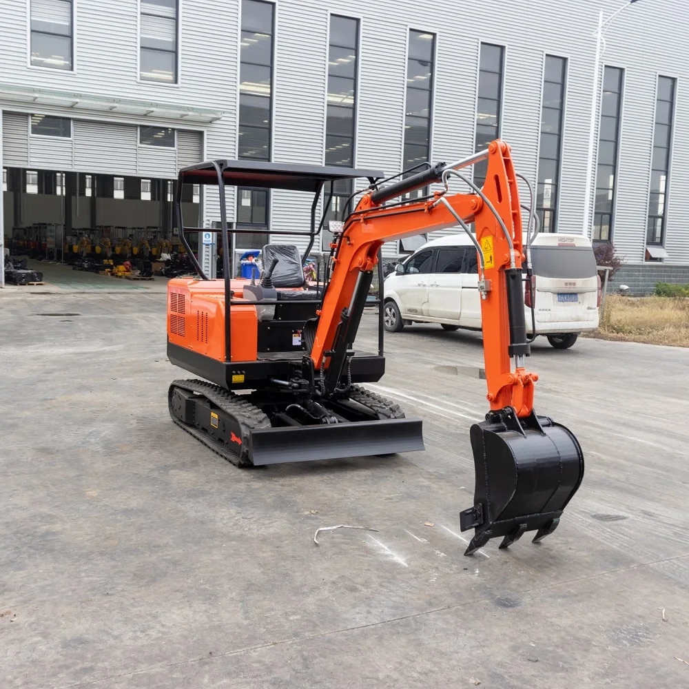 Cheap Chinese 1 Ton Mini Crawler Bagger Digger Excavators Machine Minibagger 1 1.5 2 3 Ton Rc Mini Excavator Prices For Sale
