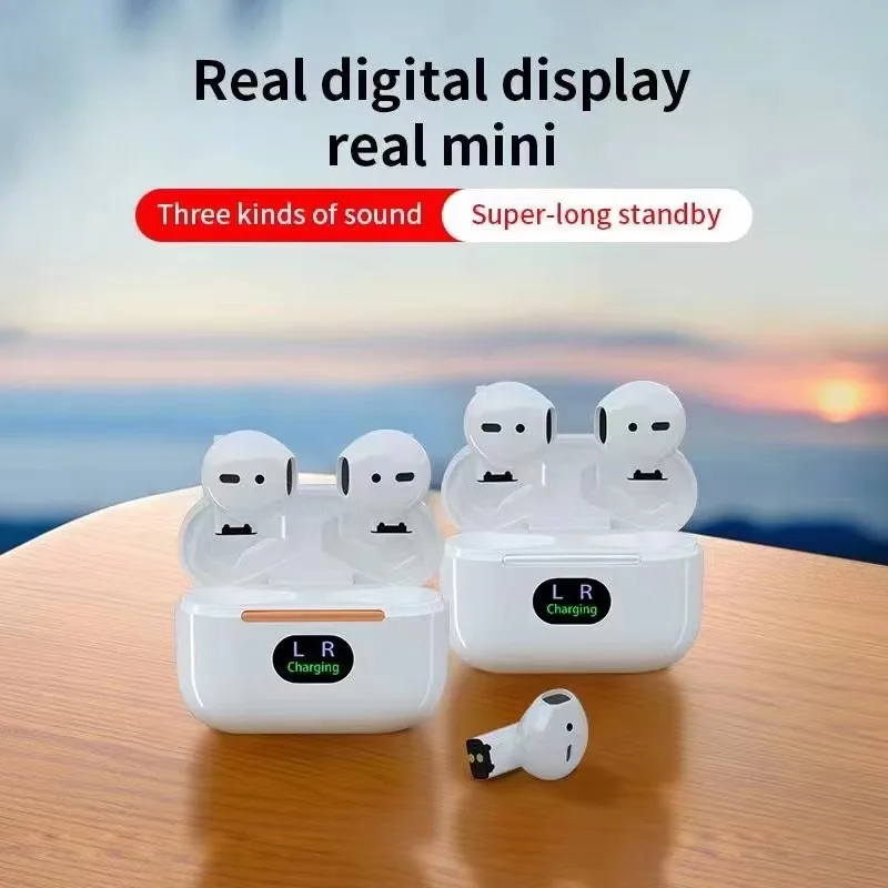 Mini Tws Pro 5 Plus Earbuds Wireless Earphone With Charging Case Led display