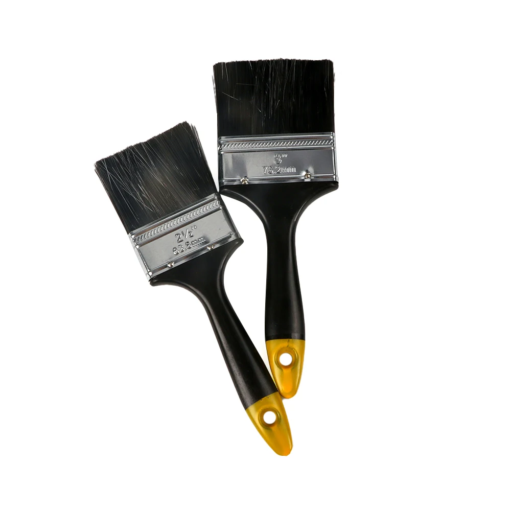 Professional Industrial Grade DIY Paint Brush Elegant Trim Bristles with Plastic Handle for Wall Decorating Custom OEM Support