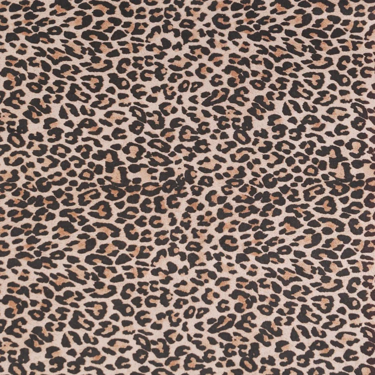 knitted polyester men suede scuba animal the leopard print fabric