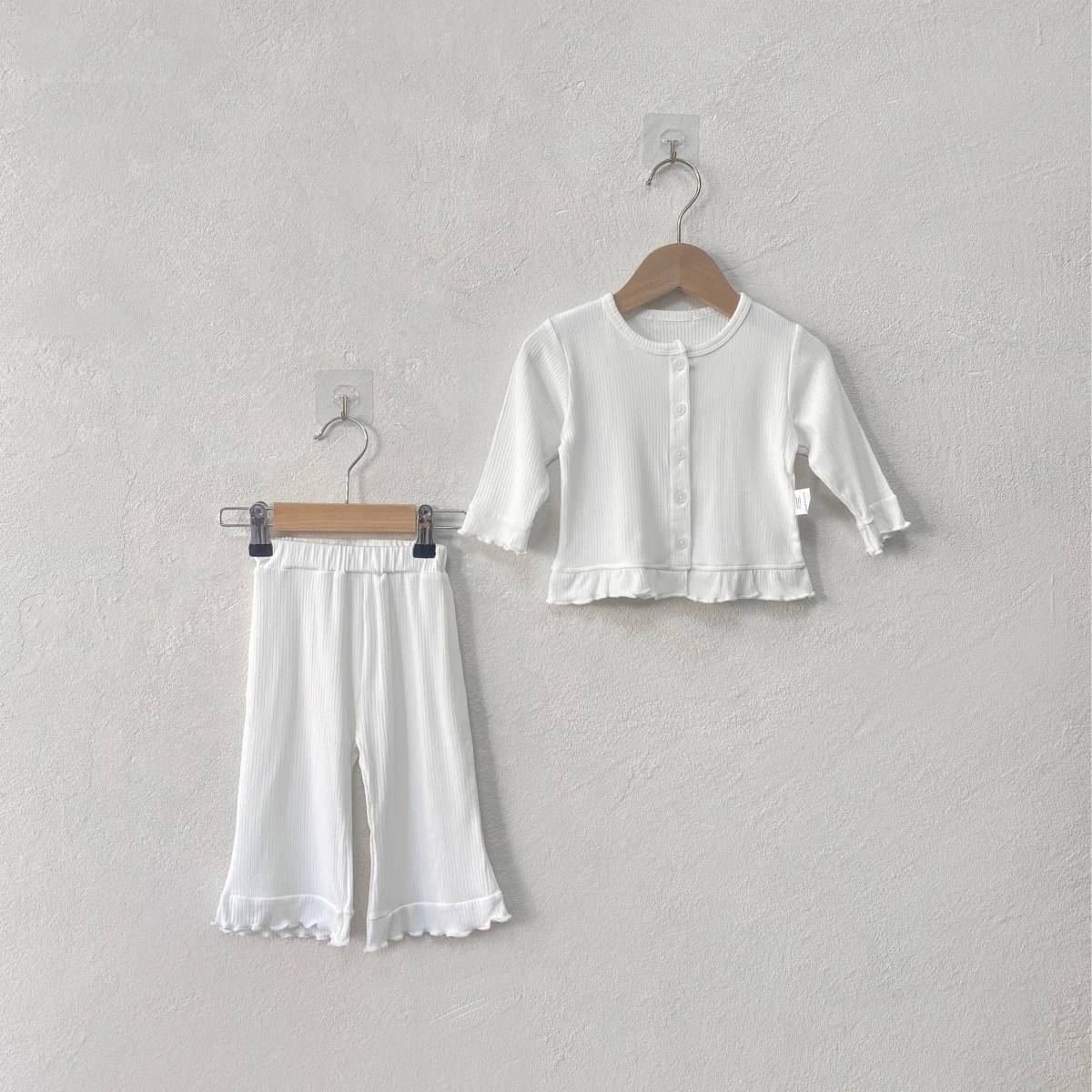 Wholesale Custom Boys Solid Color Spandex Organic Cotton Baby Clothing Sets