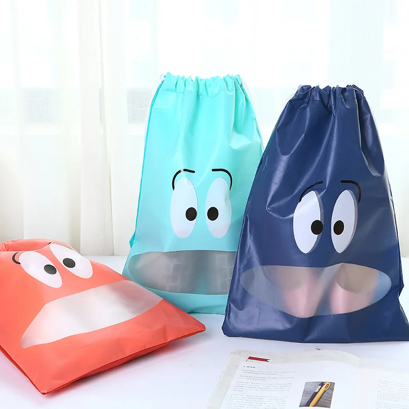 Wholesale Waterproof Custom Promotional Cheap Non-Woven Fabrics Drawstring Shoe Bag