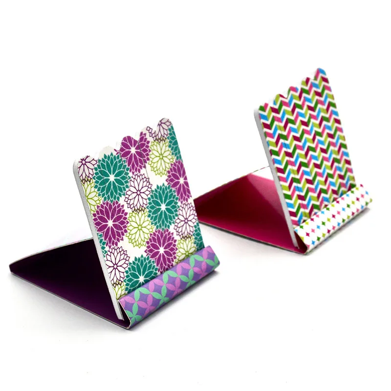 Wholesale customized hat box printed Sponge mini nail file tool double side emery board matchbook nails filer