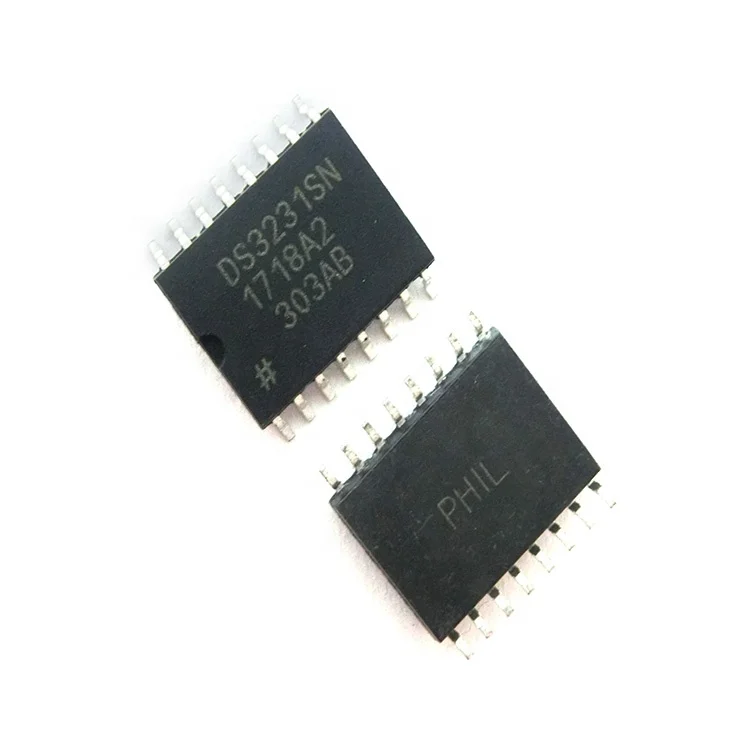 DS3231SN Timers or RTCs Real Time Clock Serial 16-Pin SOIC W integrated circuits ic chip DS3231SN# DS3231SN