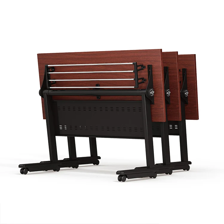 Foshan Office Table Meeting Room Folding Metal Legs Conference Table Desk Expandable Tables And Chairs Set