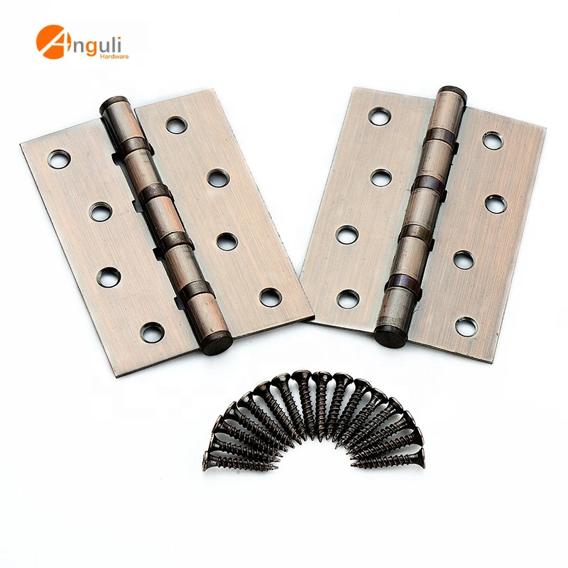 4 inch custom heavy duty iron ball bearing door hinge cabinet hinge
