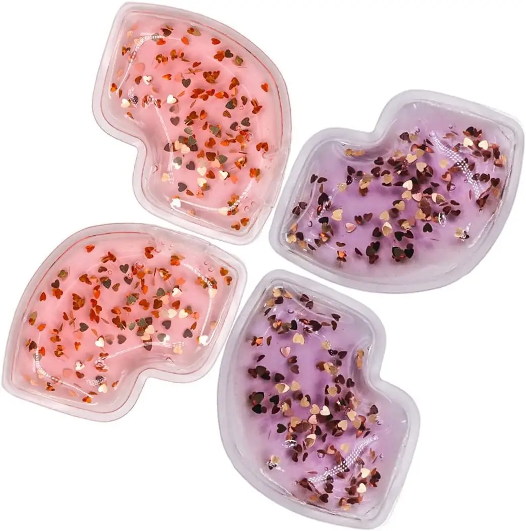 Manufactory Direct Lip Shape Gel Beads Ice Pack Hot & Cold Packs for Beauty Care Clinics and Salons Low MOQ lip shape ice pack