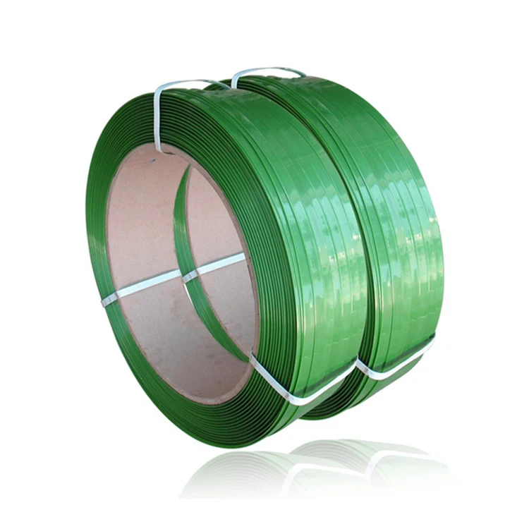 Semi automatic polyester strapping tape plastic pet strapping rolls with 13mm 16mm 19mm width