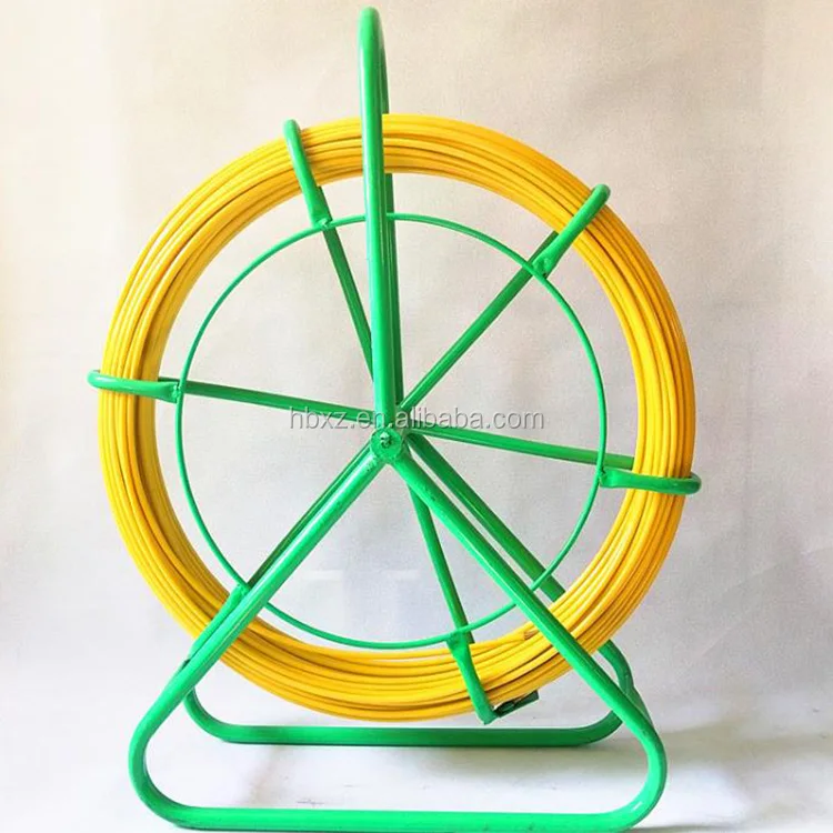 11mm 300m FRP duct rodder Cable Threading Device Fiberglass Push Pull Rod