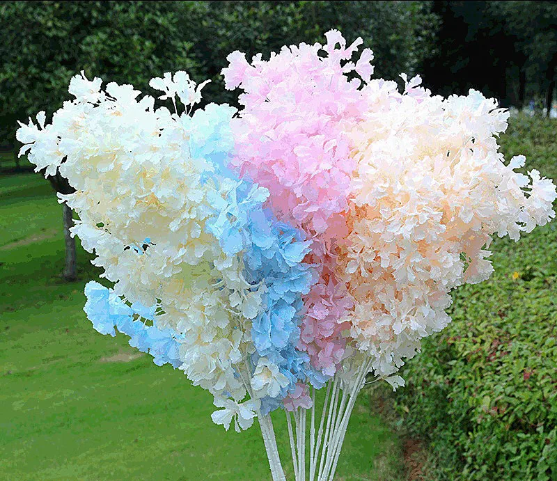 Лидер продаж, лидер продаж, японские Искусственные цветы вишни, цветы сакуры для свадьбы, домашний декор