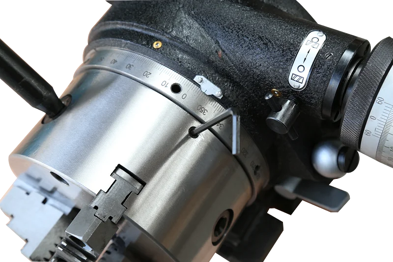 Horizontal vertical super dividing head CS-8/F3-8