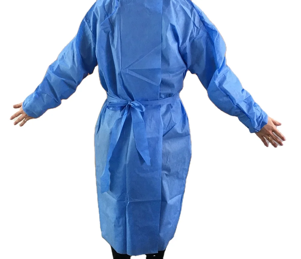 Disposable Patient gown/medical clothes/PP/PE/SMS/JIANGSU