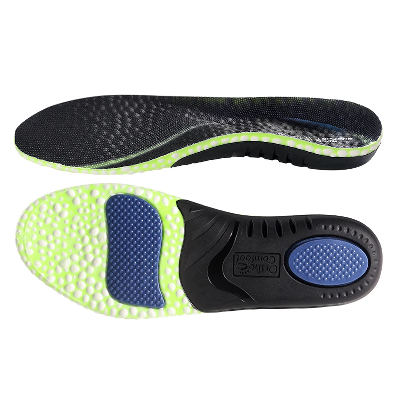 Popcorn PU Orthopedic Arch Support insole collapsed arch orthopaedic correct valgus pedis over pronation orthotic inserts